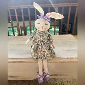 Bunny On A Shelf Adorable Cottagecore Nursery or Girls Room